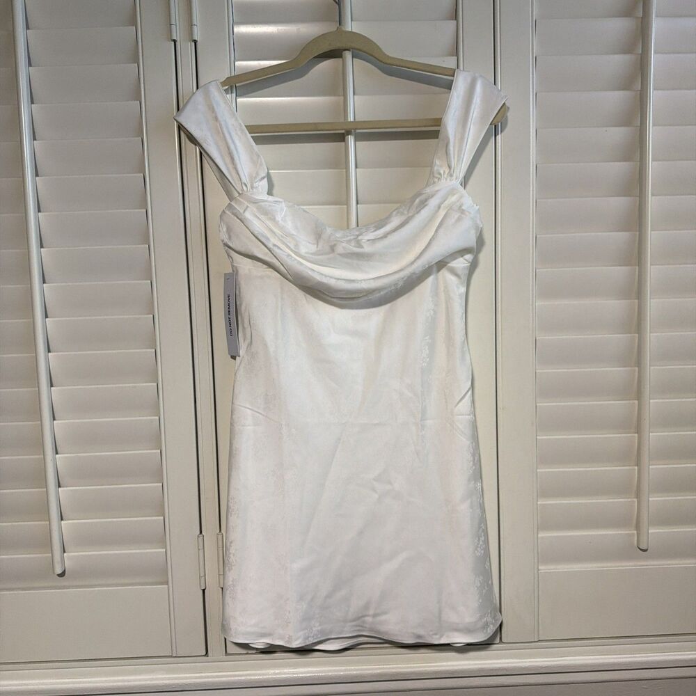 Princess Polly Zabbarra Mini Dress White Floral US 6